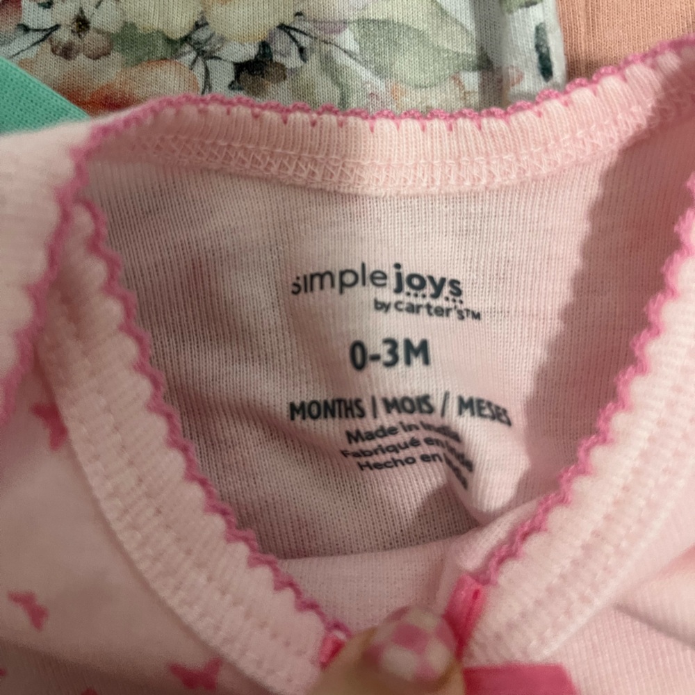 NWOT Baby girl sleeper gown bundle - Picture 2 of 3